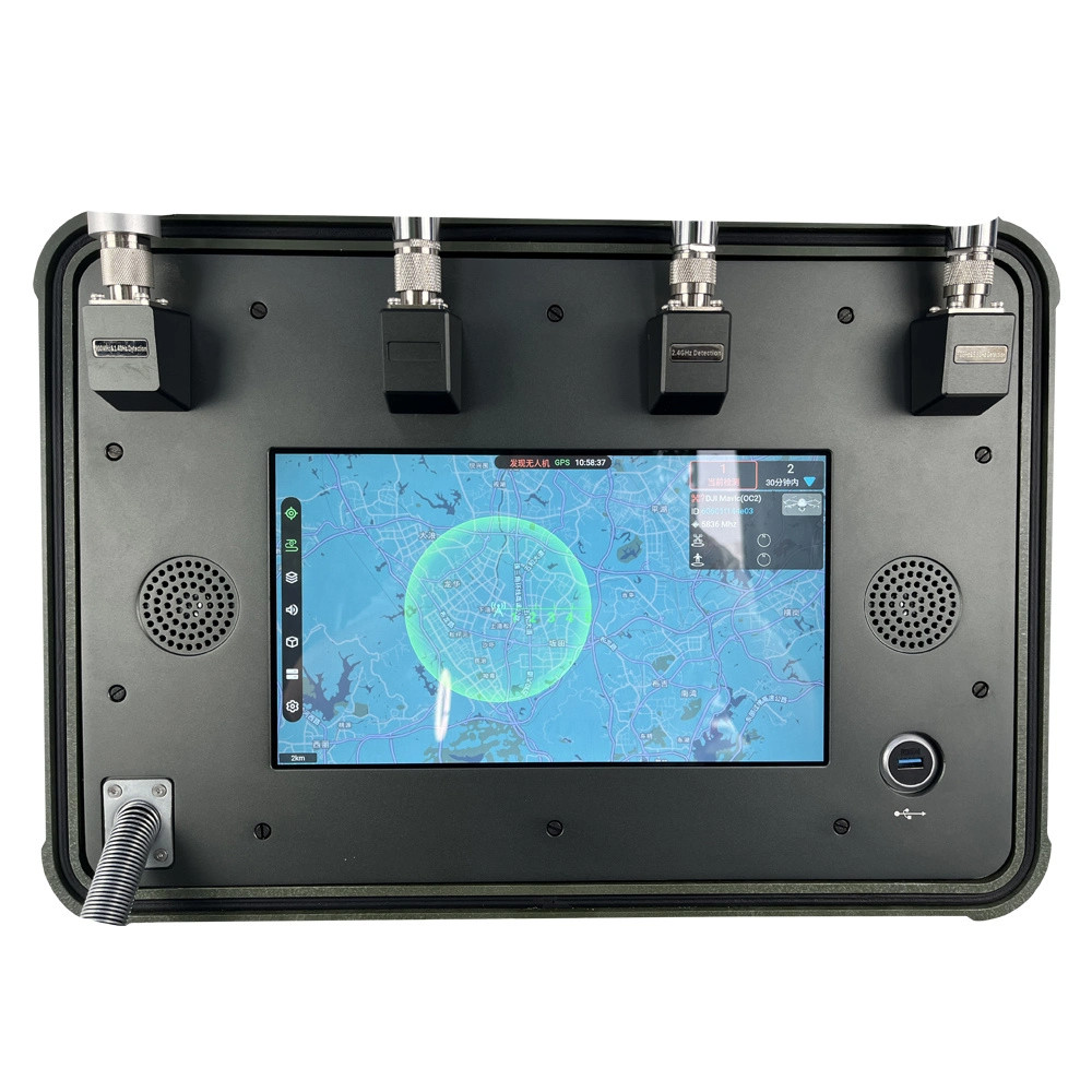 Vehicle In Car Portable Drone Detector Full Frequency Band Drone Detection