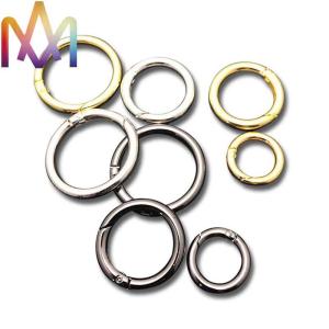 Quality 25MM 35MM 42MM Alloy Spring Clasp Key Ring DIY Metal Charms wholesale