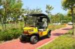 Chinese Yellow 2 Seater Electric Golf Cart Lead Acid Battery Lithium Battery