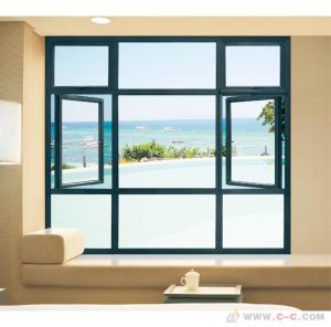 Quality Horizontal Aluminum Casement Windows Noise Insulation Powder Coating Waterproof wholesale