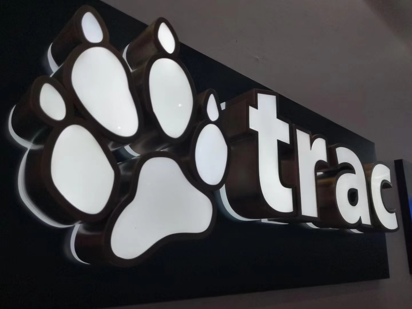 Outdoor Custom 3D Luminous Sign with Illuminated Acrylic Letters and LED Art at 25C