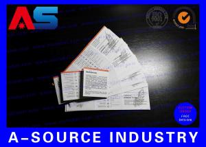 Quality Pharmaceutical Paper Flyer Printing For Peptide Bodybuilding Oil Instruction wholesale