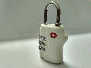 Quality TSA Combination Luggage Locks , TSA 3 Dial Combination Lock Zinc Alloy / PC Material wholesale