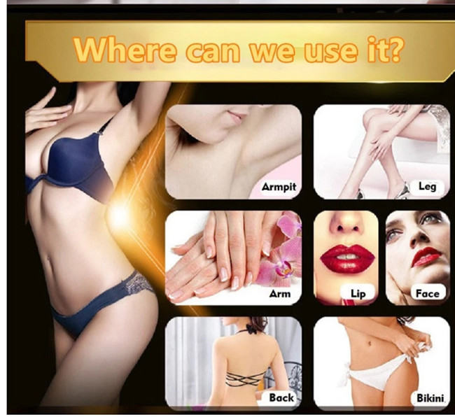 Painless 1000000 Flashes 4.2cm2 Laser Hair Removal Handset