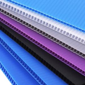 Quality Advertising Polypropylene Coroplast Sheet Corrugated Plastic Customized Board wholesale