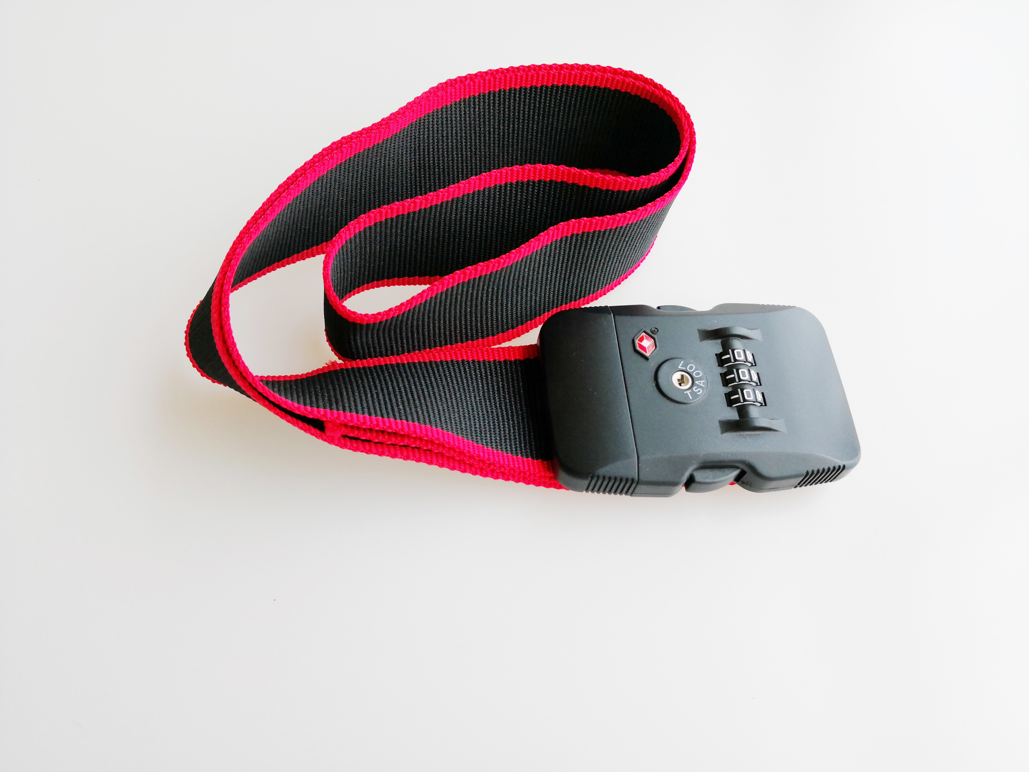 Personalized TSA Luggage Strap Lock TSA 319B 79.6g PC Material With 3 Dials