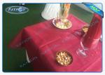 Golden Printing PP Non Woven Tablecloth , Spunbond Nonwoven Fabric Tablecloths