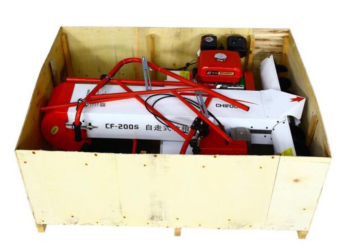 Self Walking Durable Paddy Collecting Machine Width 100cm