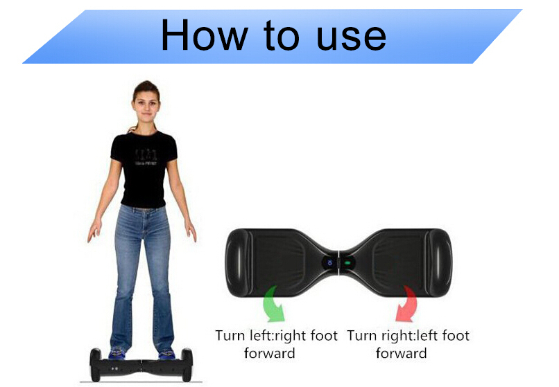 20km/H 36V 350w 2 Wheel Self Balance Electric Scooter