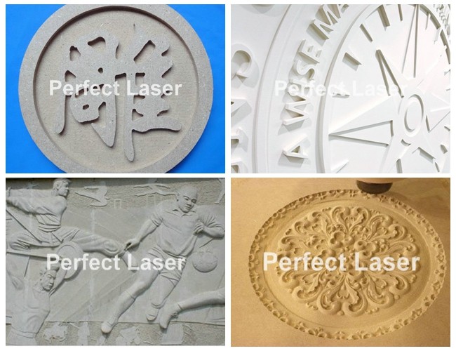 High Accuracy Mable Granite Stone CNC Router Machine With Z Axis 120mm
