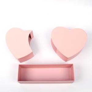 Quality Pancific 400G Coated Cardboard Heart Shaped Gift Box Matte UV wholesale