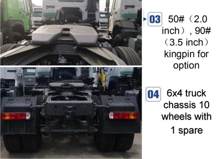 Used Sinotruk Howo 6x4 Tractor Truck