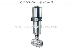 Quality 1&quot;-4&quot; Sanitary Ball Valve Stainless steel Pneumatic Clamp with Positioner wholesale