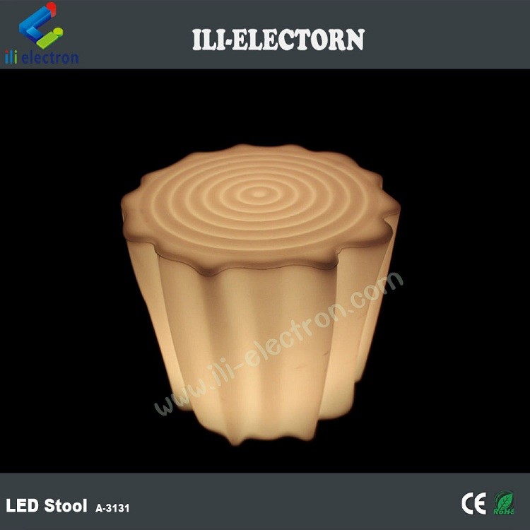 Stylish Muti-Color RGB Illuminated LED Glowing Stool Waterproof IP65