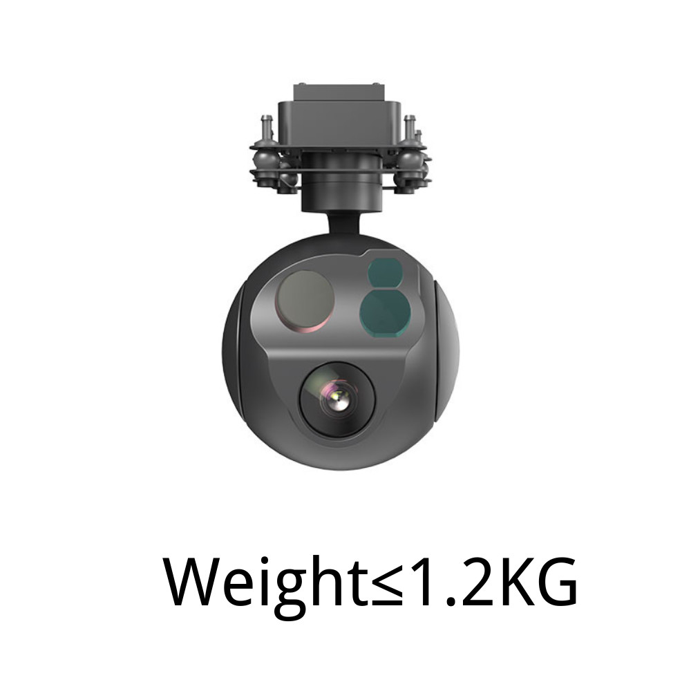 640×512 Drone Thermal Camera 30x Zoom Drone Camera With 35mm Lens Laser Rangefinder HXDC130P