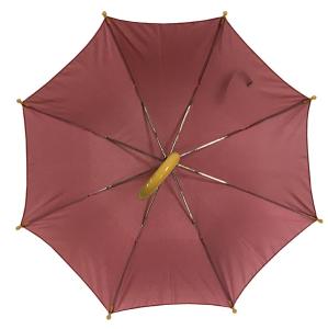 Quality Plastic Curved Handle 190T Polyester Kids Compact Umbrella 16''*8K wholesale