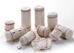 Disposable Hemostasis Medical Bandage Red Line Elastic Crepe Bandage