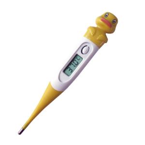 Quality flexible tip clinical digital thermometer animal character duck wholesale