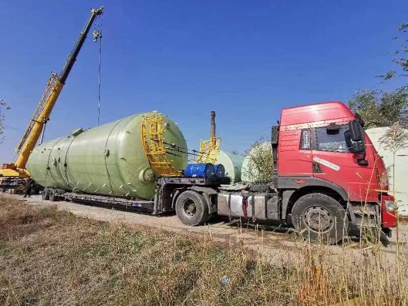 Industrial Cylindrical High Strength Frp Storage Tank For Chemical Production Line