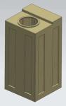 80 Liters Square Chemical Tank Lightweight 21 Gallon