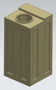 Quality 80 Liters Square Chemical Tank Lightweight 21 Gallon wholesale