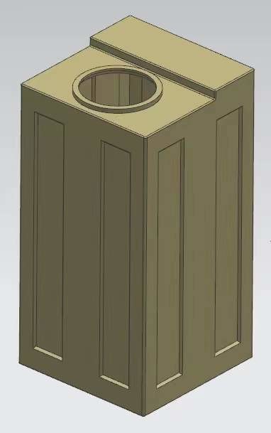 80 Liters Square Chemical Tank Lightweight 21 Gallon