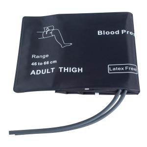 Quality Thigh Extra Large Adult NIBP Cuff Bladderless Double Tube 46-66cm Nylon Cuff wholesale