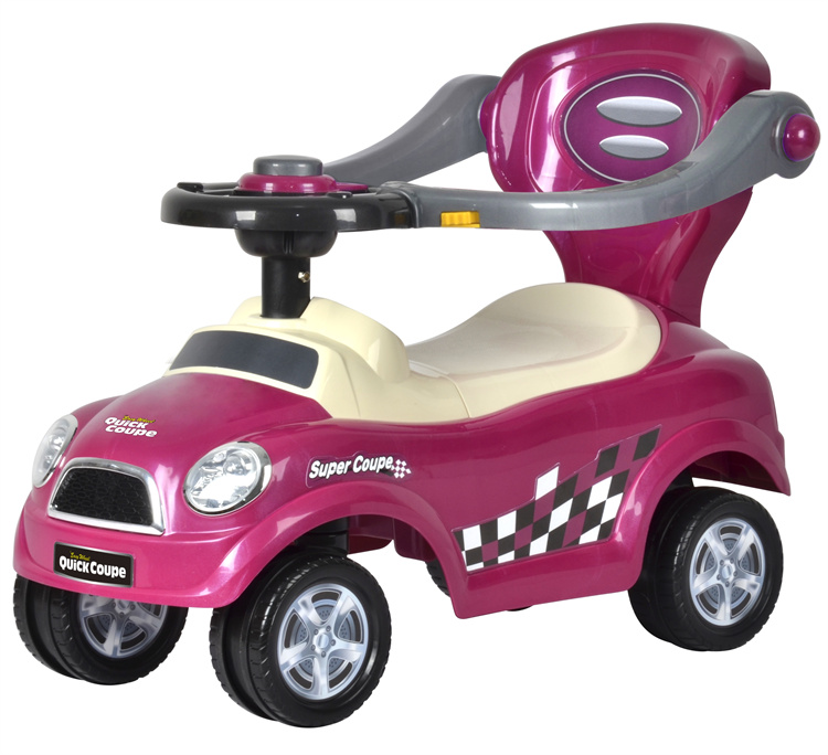 Purple Mini Balance Bike for Children to Ride On Car Made of PP Plastic Material