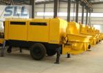 Energy Saving Stationary Concrete Pump Trailer For Construction 1 Year Warranty