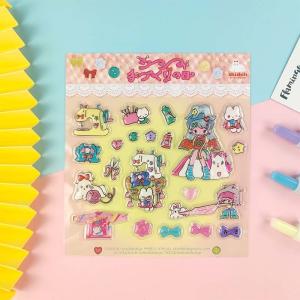 Quality Distinct Layers Cartoon Sticker Sheet Three Dimensional Stickers Convex Air wholesale