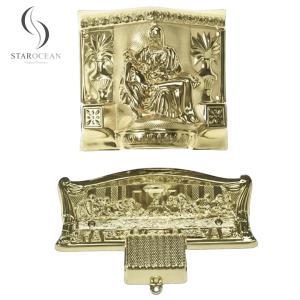 Quality Luxury American Casket Corner 9# LG In Light Gold Color And High Quality wholesale