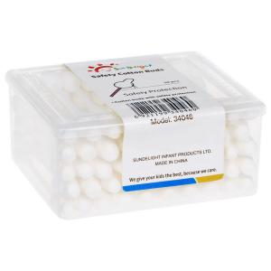 Quality ISO 50 Pcs White PP Baby Safety Cotton Buds wholesale