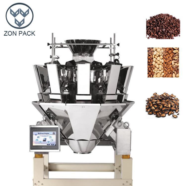 PLC Control Zipper Bag Rotary Packing Machine Dehydrated Fruit Vegetable Weighing