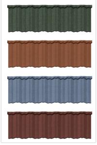 Quality Modern Classic Tile Bevel Edge Tile Colorful Stone Coated 0.40mm Aluzinc Roofing Sheets for Sale Warranty 30-50 Years wholesale