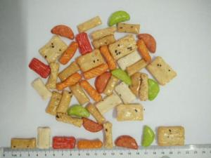 Quality BBQ / Cheese / Spicy Flavor Crispy Multi Shape Rice Crackers BRC HACCP wholesale