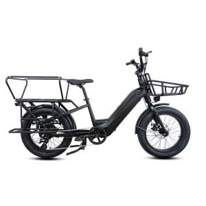 Quality Food Delivery Electric Cargo Bike Long Tail Design 48V13Ah Lithium Battery Included wholesale