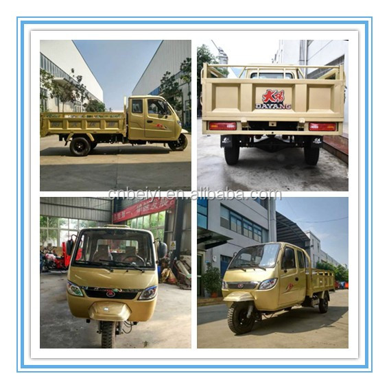 Closed Cabin Topple Triporte 1000CC Water Cooled Dumper for Cargo Transport Solutions