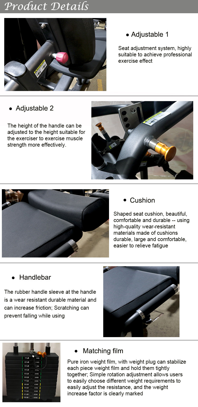 120kg Leg Curl Extension Machine
