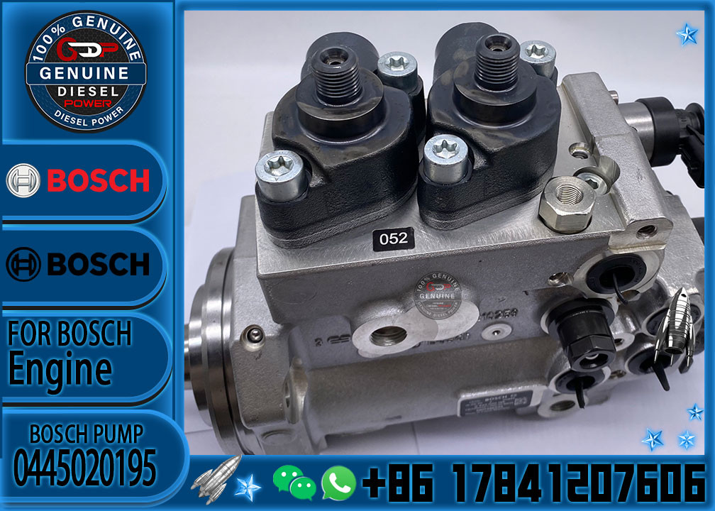 0445020160 Excavator Fuel Pump 0445020195 Original Diesel Fuel Injection Pump for Engine Spare Parts