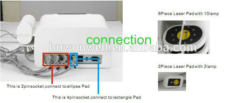 lipo laser slimming machine each packed in a aluminum box with foam around, it's very sa