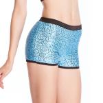 Metallic Edged Dance Wear Accessories Gym Sequin Dance Shorts For Sports
