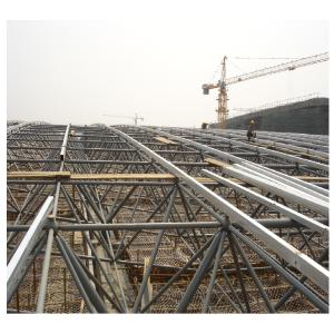 Quality Q235 Customized Prefab Steel Space Frames High Wind Resistance wholesale