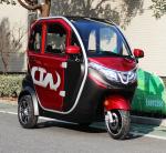 60V 50Ah Battery Enclosed Electric Tricycle 3 Seat With Disc Brake