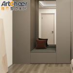 Modern Minimalist Wooden Bedroom Hinge Door Wardrobe High End Nordic Style 2