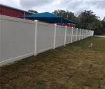 White Rigid Vinyl Picket Fence For Home Sercurity Landscaper Vinyl Picket Fence