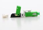 SC APC Fiber Optic Mechanical Connector For FTTH