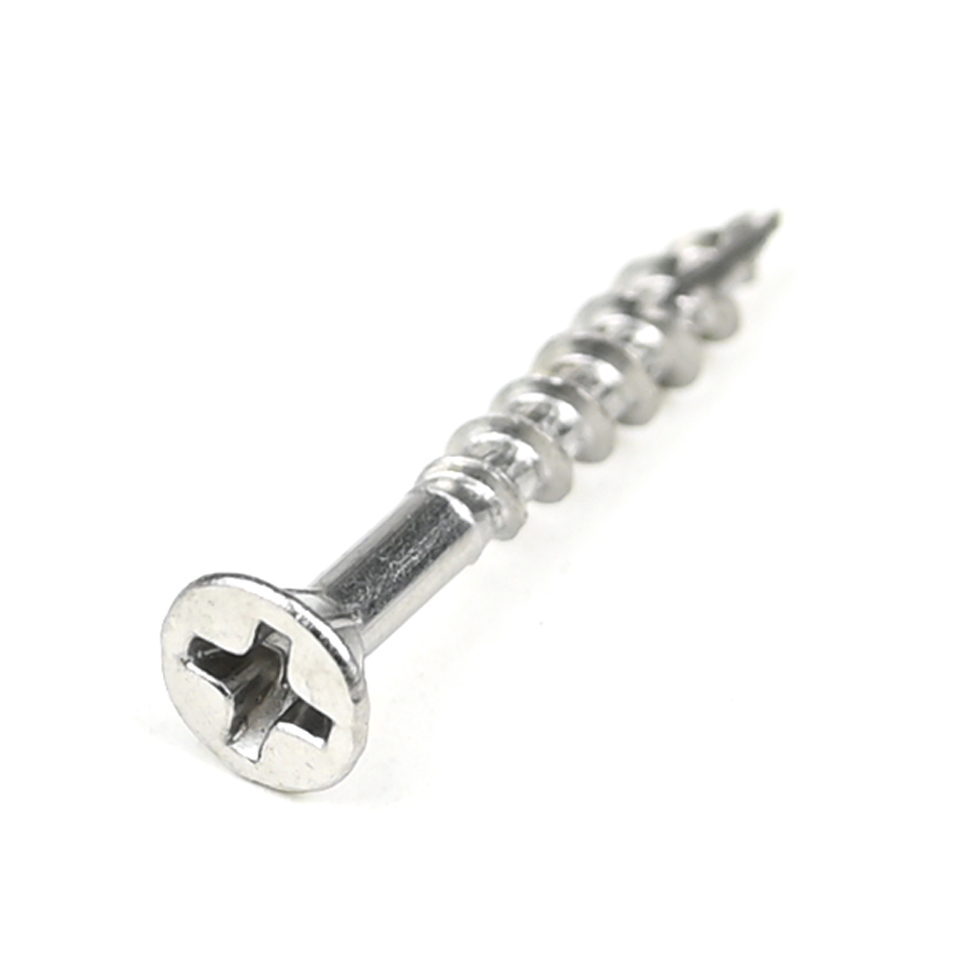 Ruspert Finish 25mm Phillips Flat Head Wood Chipboard Screw for Furniture Installation