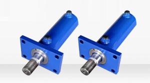 Quality Single Acting Hydraulic Cylinder Front Flange Mounted 2000mm Maximum Stroke wholesale