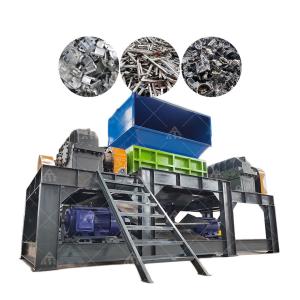 Quality Engine Wheel Aluminum Shredder Waste Recycling Dual Shaft Shredder wholesale