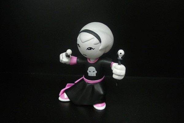White Hair Woman Rose Action Figure , Personalised Action Figures 5 Inch